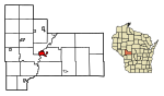 Jackson County Wisconsin Incorporated and Unincorporated areas Black River Falls Highlighted